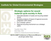 Strategic options for sound material cycle society in Asia