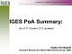 IGES CDM Programme of Activities (PoA) Summary