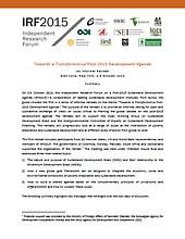 Summary from 1st Informal Member State Retreat: Towards a Transformative Post‐2015 Development Agenda Summary from 1st Informal Member State Retreat: Towards a Transformative Post‐2015 Development Agenda