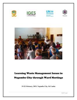 Wards meetings in Negombo city Wards meetings