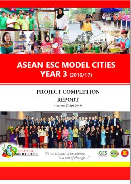 ASEAN ESC Model Cities Year 3 Completion Report