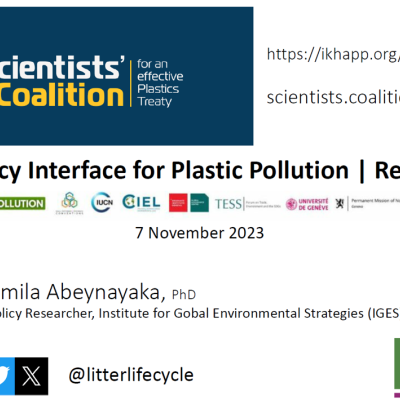 Geneva Beat Plastic Pollution Dialogues – 1st Series – Geneva